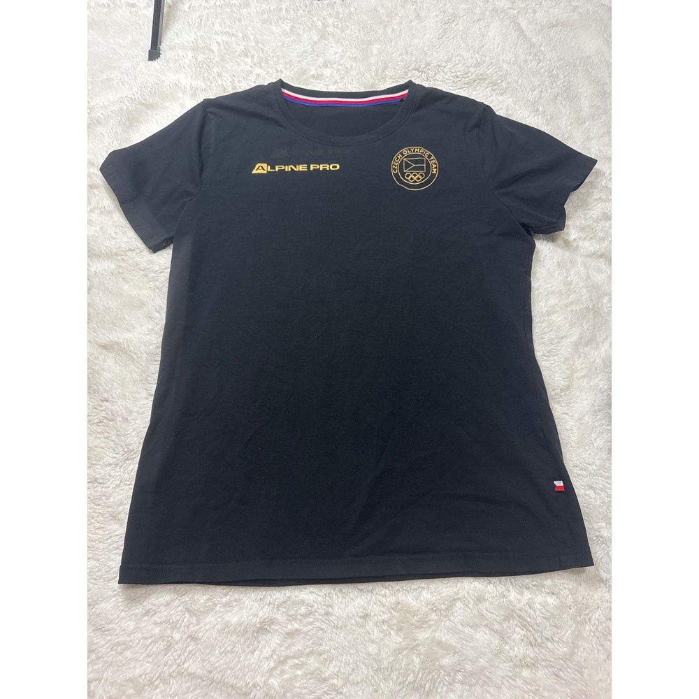 Black Alpine Pro CZECH OLYMPIC TEAM Tee